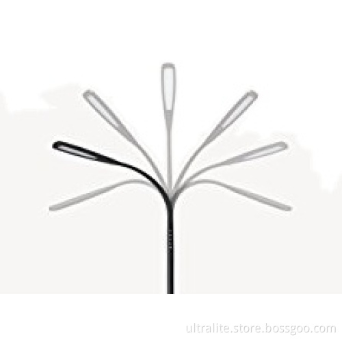 Touch Dimmable Led Floor Standing Light Lamps Flexible Neck For Living Room